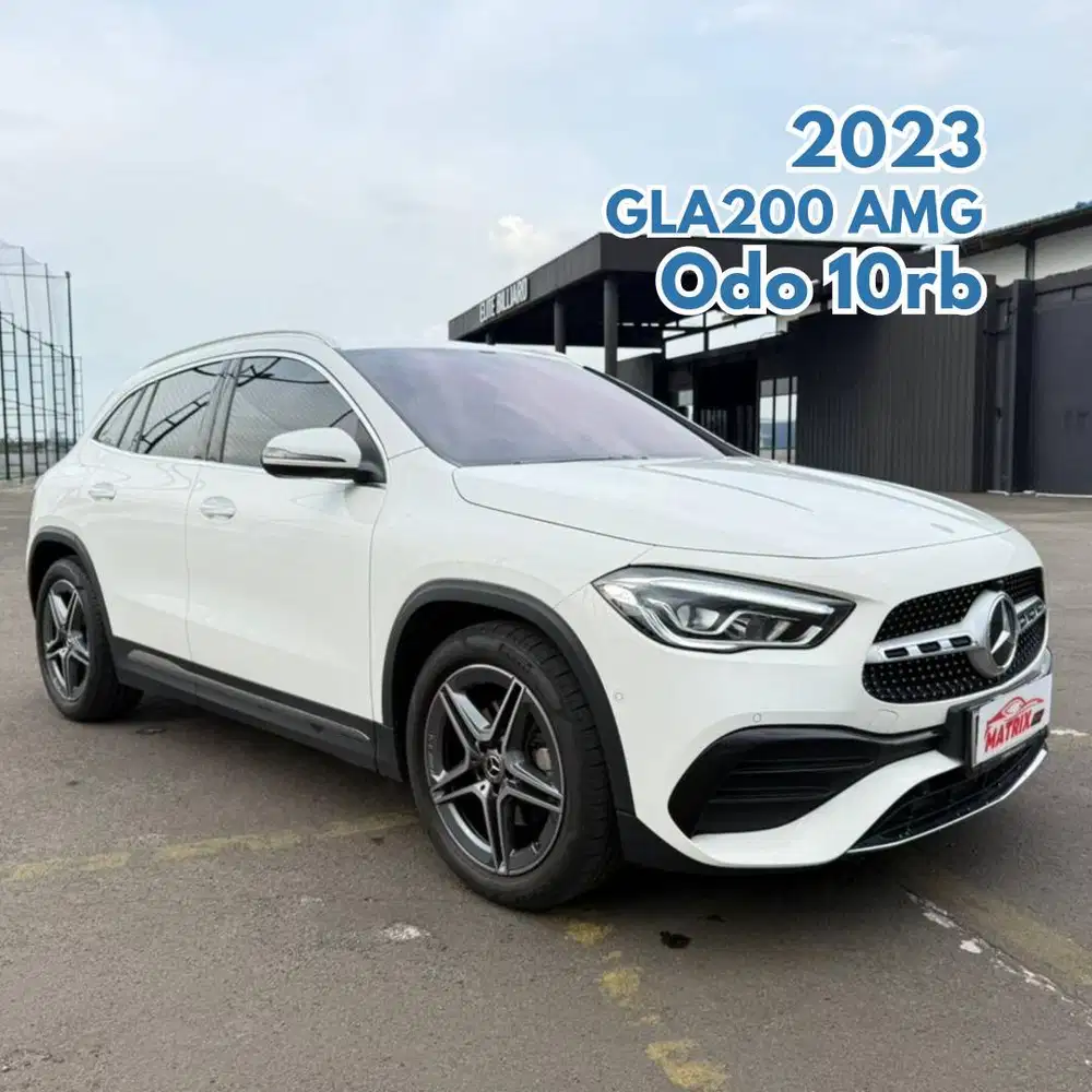 Mercedes Benz GLA200 AMG 2023 White on Black Putih Mercy GLA 200