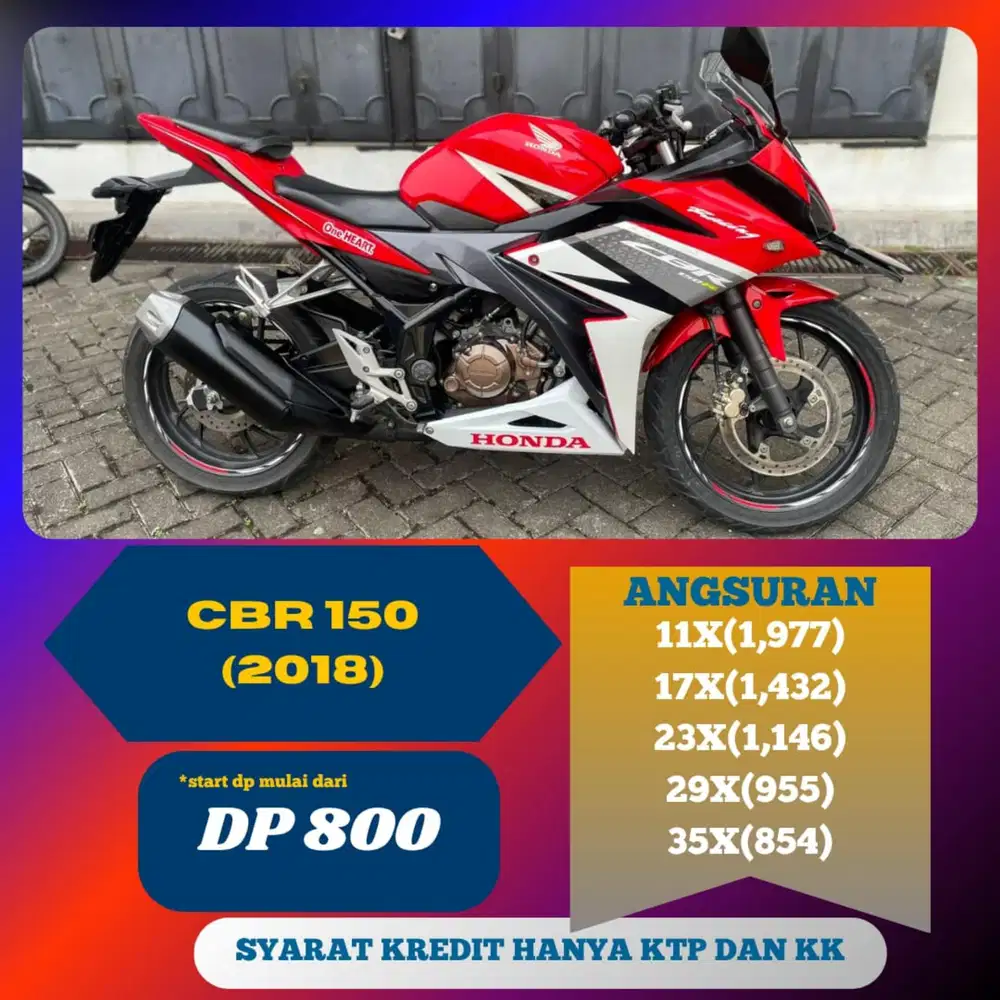 HONDA CBR 150 R 2018 PROSES CEPAT