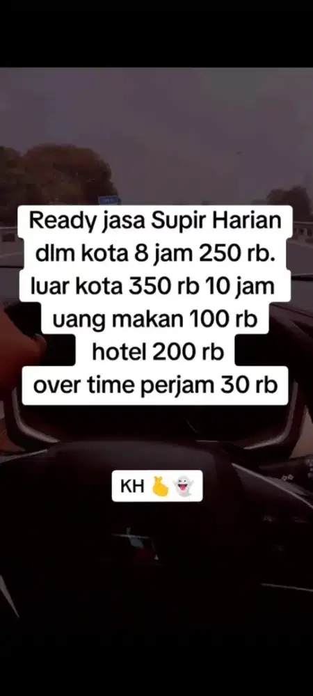 Jasa Supir Harian