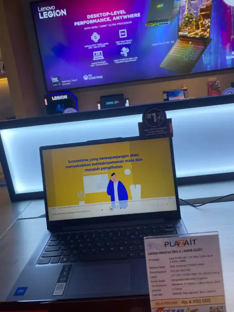 Cicilan laptop lenovo ideapad slim 3  modal ktp