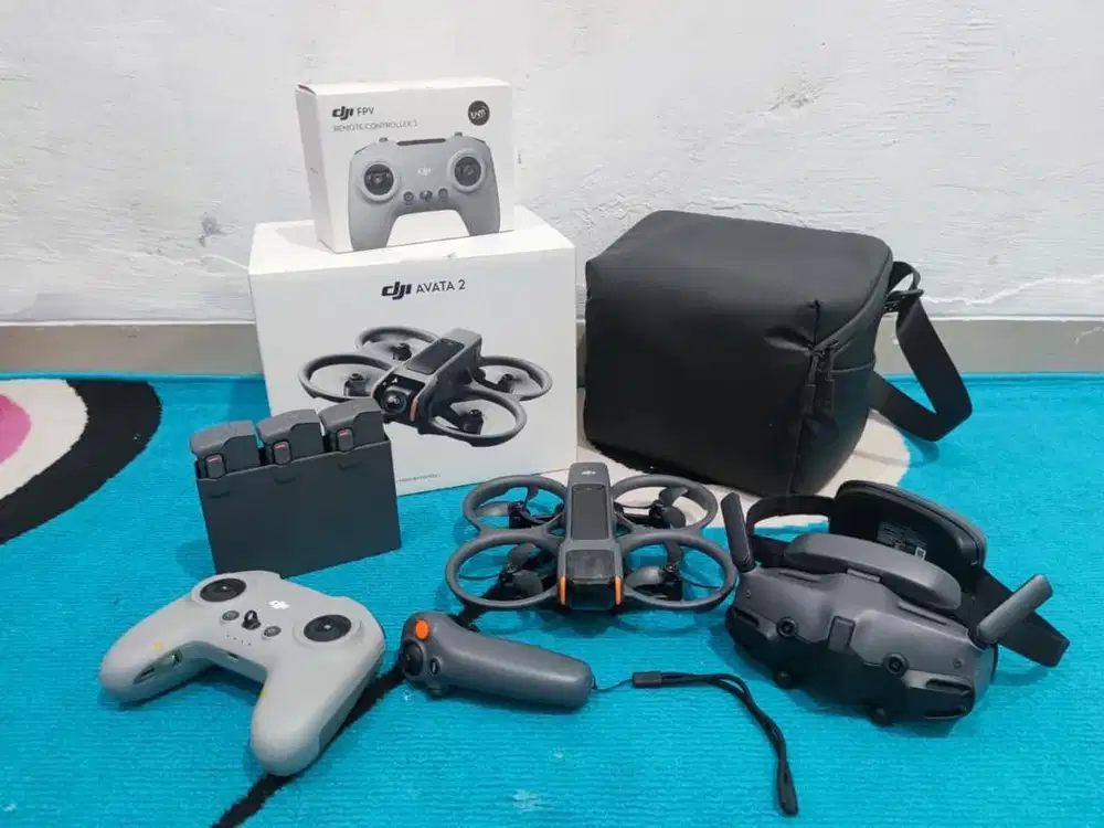 Drone Dji avata 2 flymore combo 3 battery + rc motion + rc fpv 3