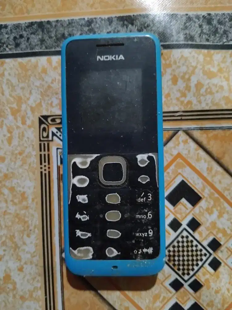 Nokia 105 Single SimCard Biru Hitam