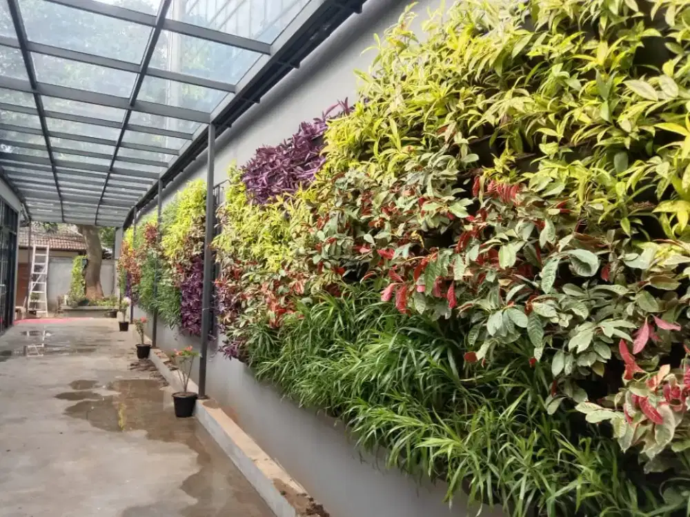 jasa dekorasi taman dinding