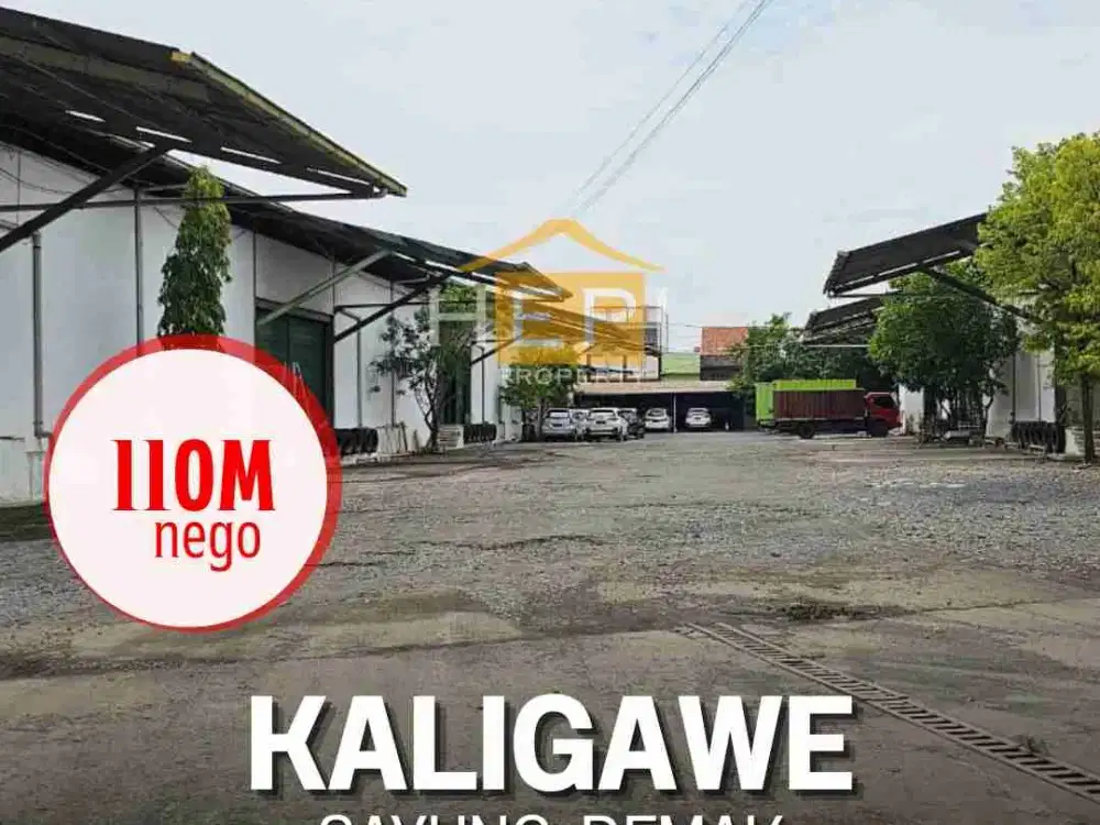 Gudang Luas Siap Pakai di Kaligawe, Sayung, Demak.