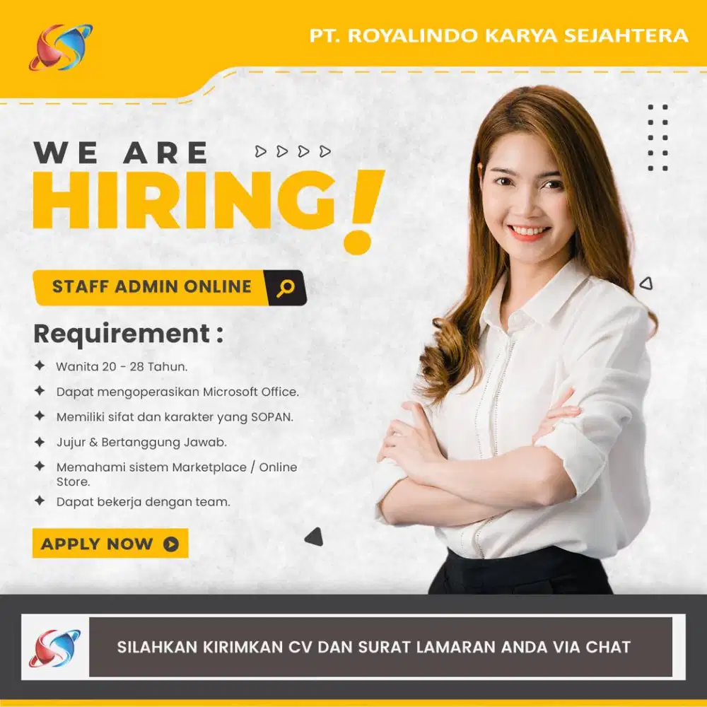 LOWONGAN STAFF ADMINISTRASI ONLINE STORE / MARKETPLACE