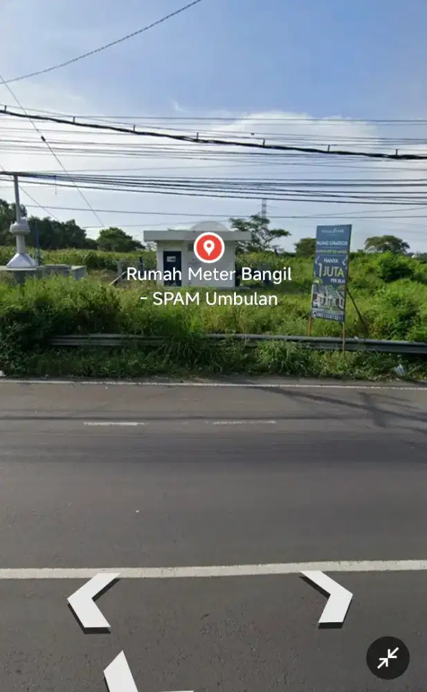 DIJUAL TANAH DI RAYA BANGIL PANDAAN TURUN HARGA DEPAN JALAN RAYA
