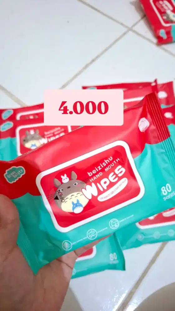 Tisu basah bayi isi 80 lembar