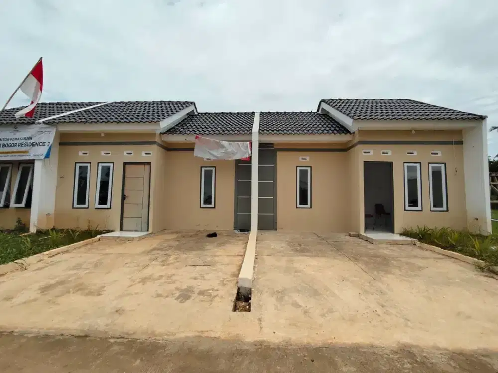 Dijual Rumah Subsidi Cicilan Flat 1 JT-an Lokasi Dekat Stasiun Serpong, BSD City