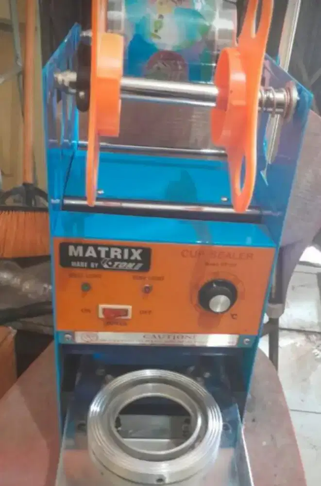 Cup Sealer Matrix Dus ada No Minus siap pake