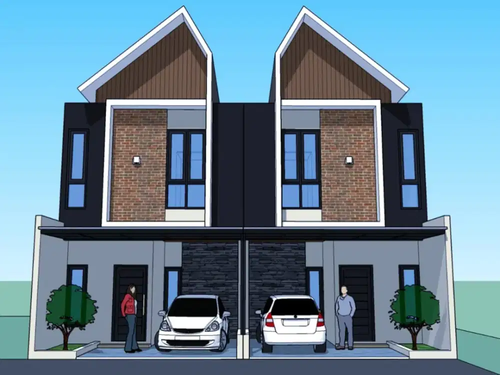 Dijual Rumah Baru 2 Lantai Dalam Cluster di Lubang Buaya Jakarta Timur