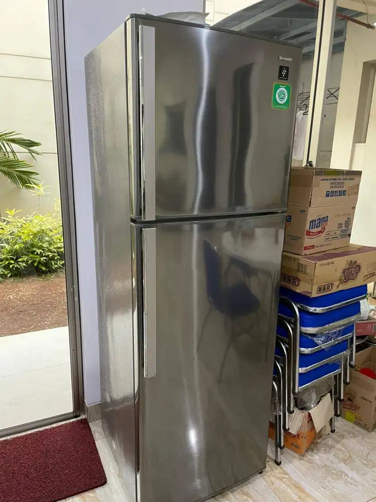 SHARP KULKAS 2 PINTU SJ450GPSD 352/329L