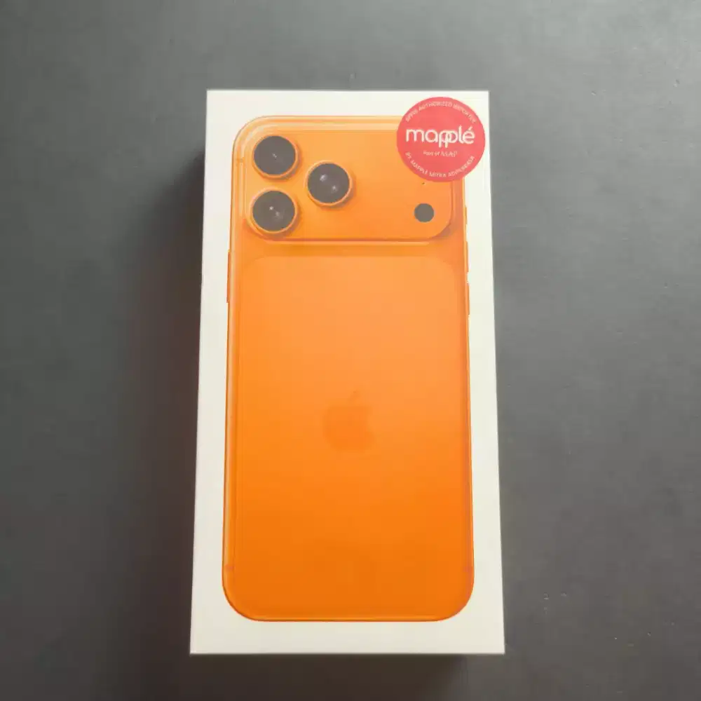 IPHONE 17 PRO MAX 256GB COSMIC ORANGE GARANSI RESMI DIGIMAP