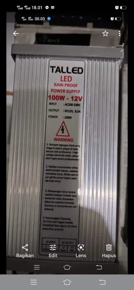 power suply dan T colokan