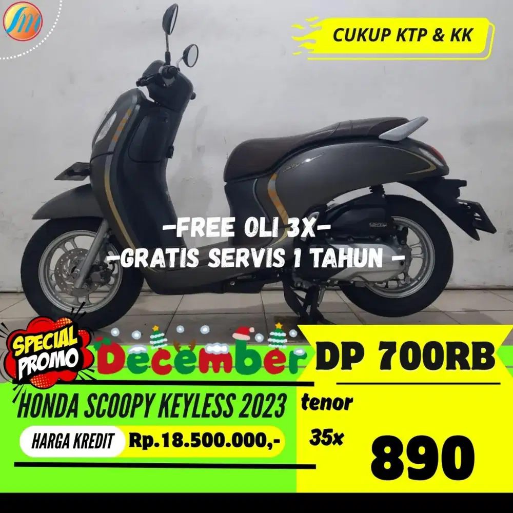 KREDIT HONDA SCOOPY KEYLESS 2023 DP HANYA 700RB ANGSURAN SANGAT RINGAN