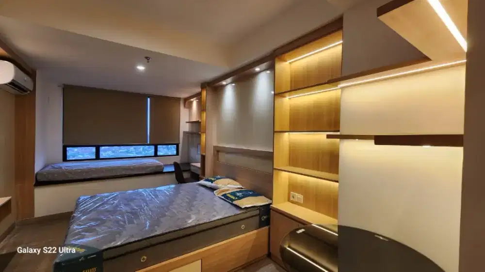 Sewa apartemen collins boulevard grand studio