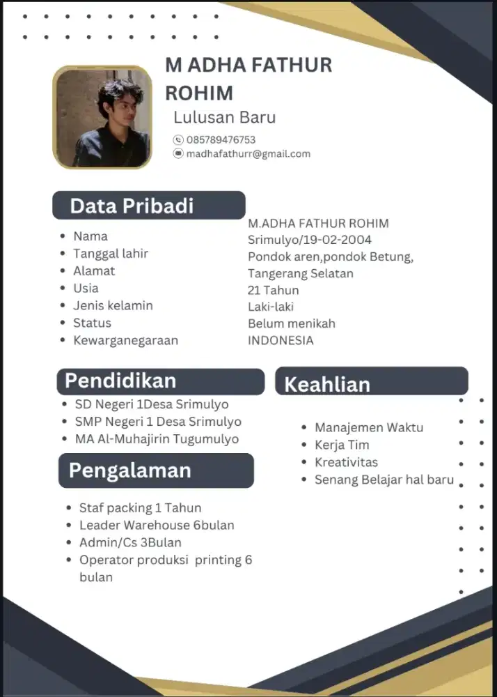 Cari lowongan pekerjaan