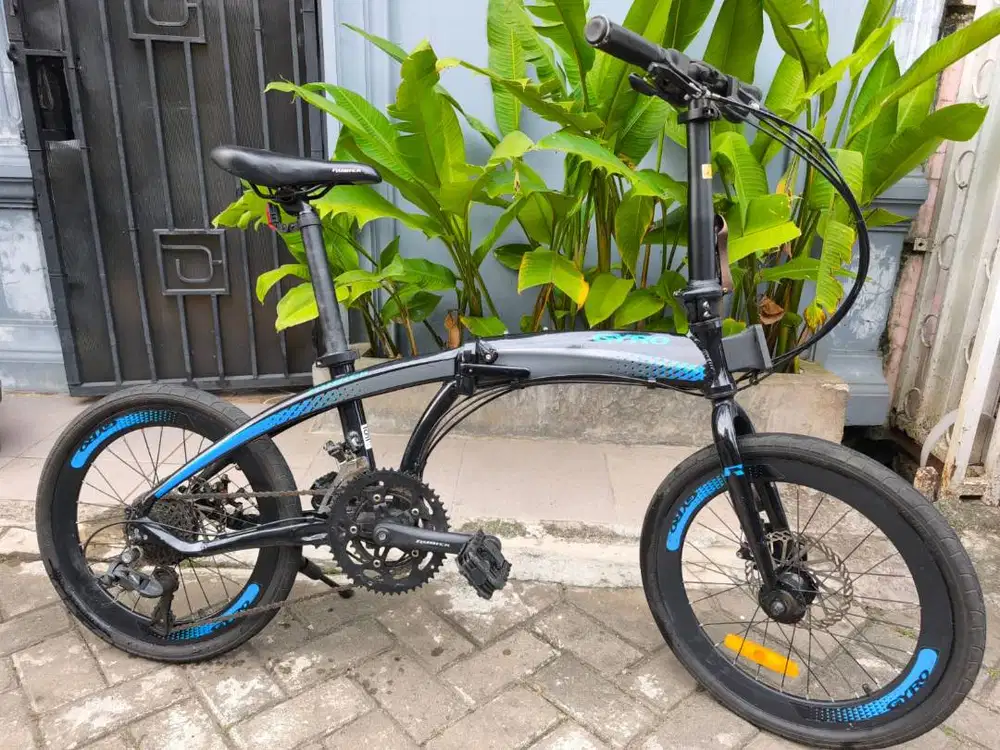 sepeda lipat merk gyro 6 speed