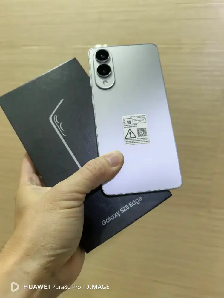 Samsung S25 Edge 12/256 GB Like New Garansi 31 Agustus 2026 Full Ori