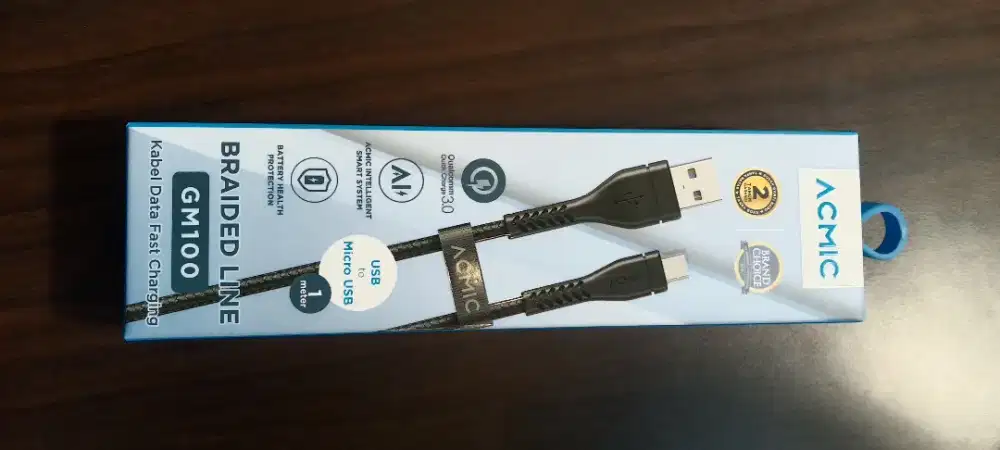 ACMIC GM100 Braided Line Kabel Data Fast Charging