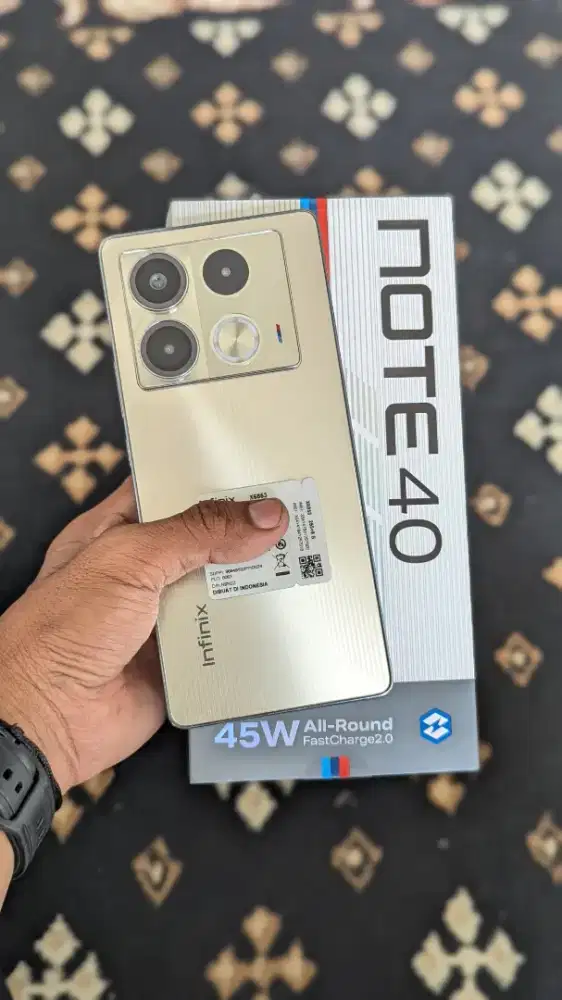 Infinix Note 40 8/256GB Mulus Fullset