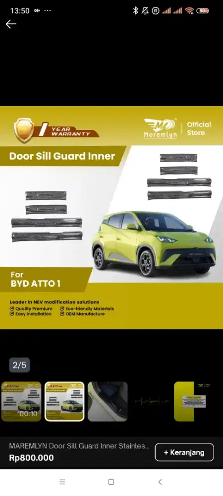 Talang air byd ATTO 1