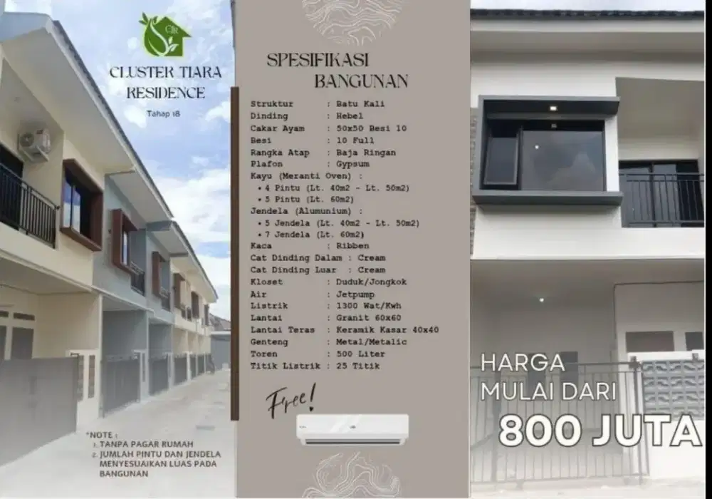 Dijual Rumah Murah kawasa. strategis inden Bintara jaya bebas banjir