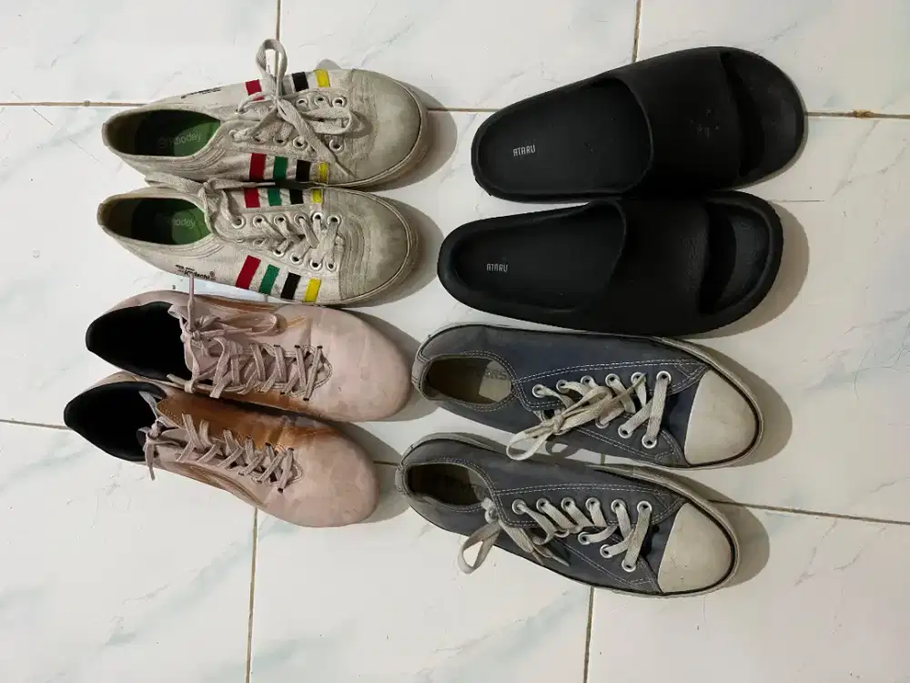 Jual 1 set sepatu dan sendal