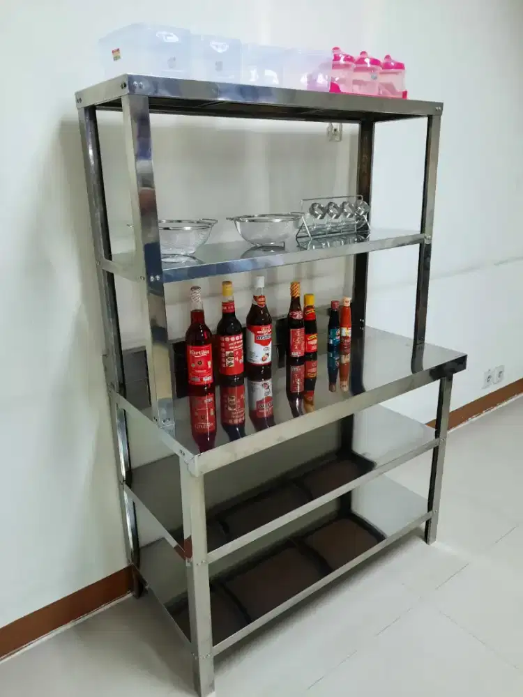 MEJA OVERSHELF STAINLESS