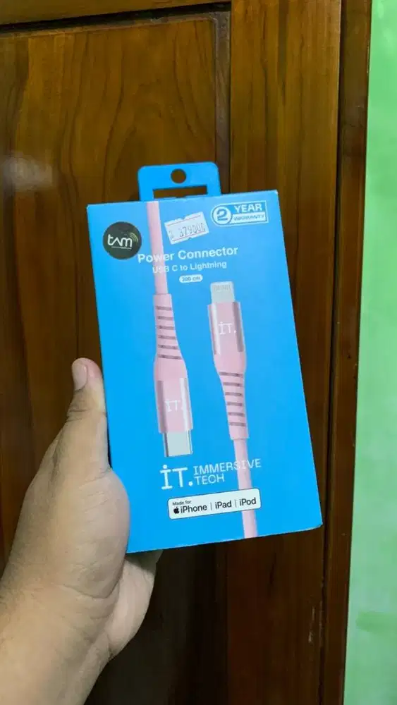 kabel charger cas iphone IT C To Lightning Original IBOX MFI