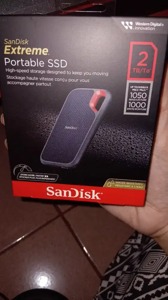 SSD External SanDisk Extreme Portable E61 2TB USB-C