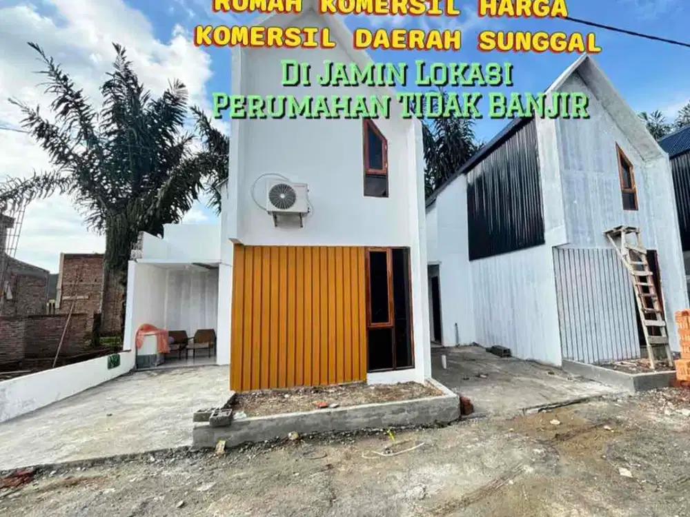 RUMAH YANG TIDAK BANJIR DI DAERAH SUNGGAL
