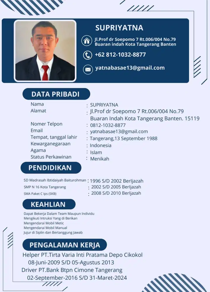 Cari Pekerjaan Modal SIM A