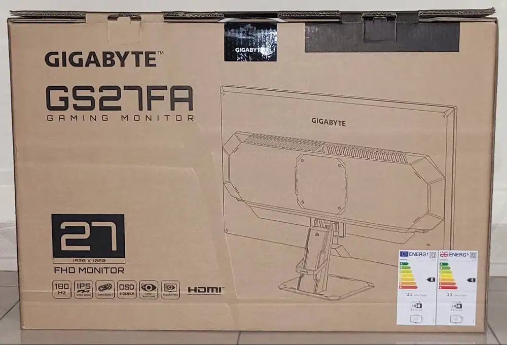 Monitor Gigabyte GS27FA 27 IPS 1080p FHD 180Hz