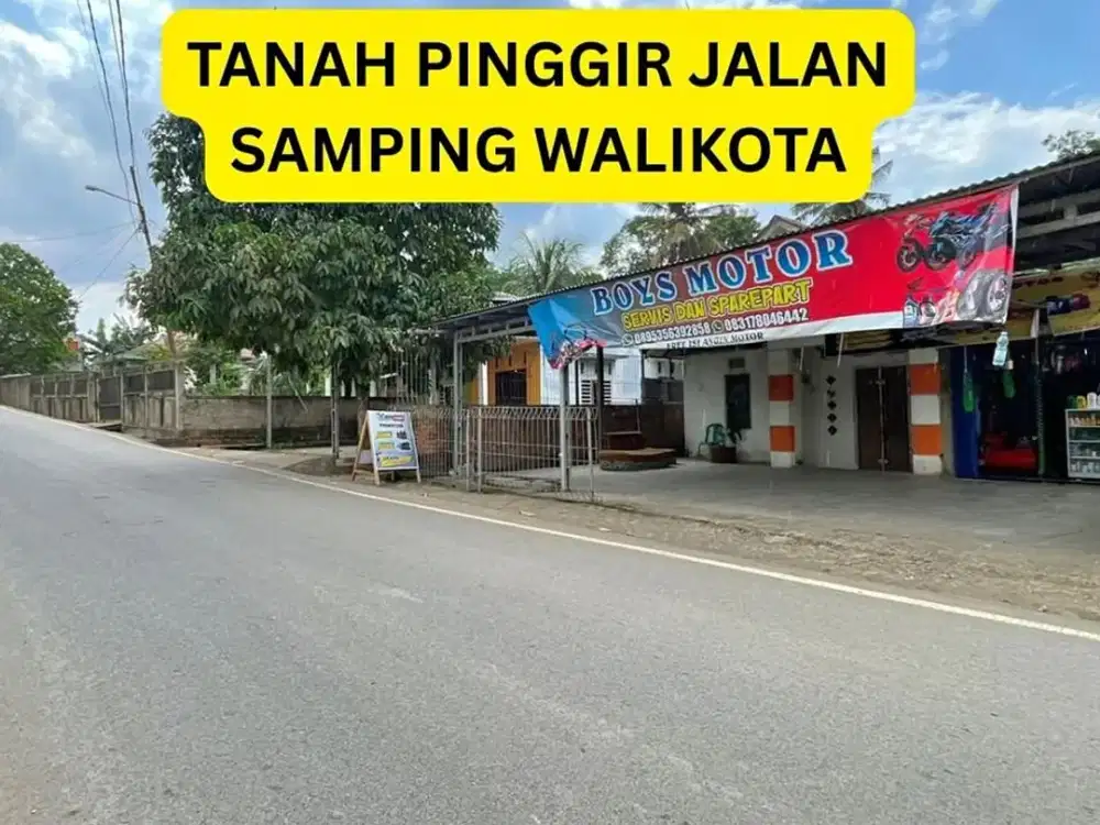 jual murah tanah kosong pinggir jalan raya