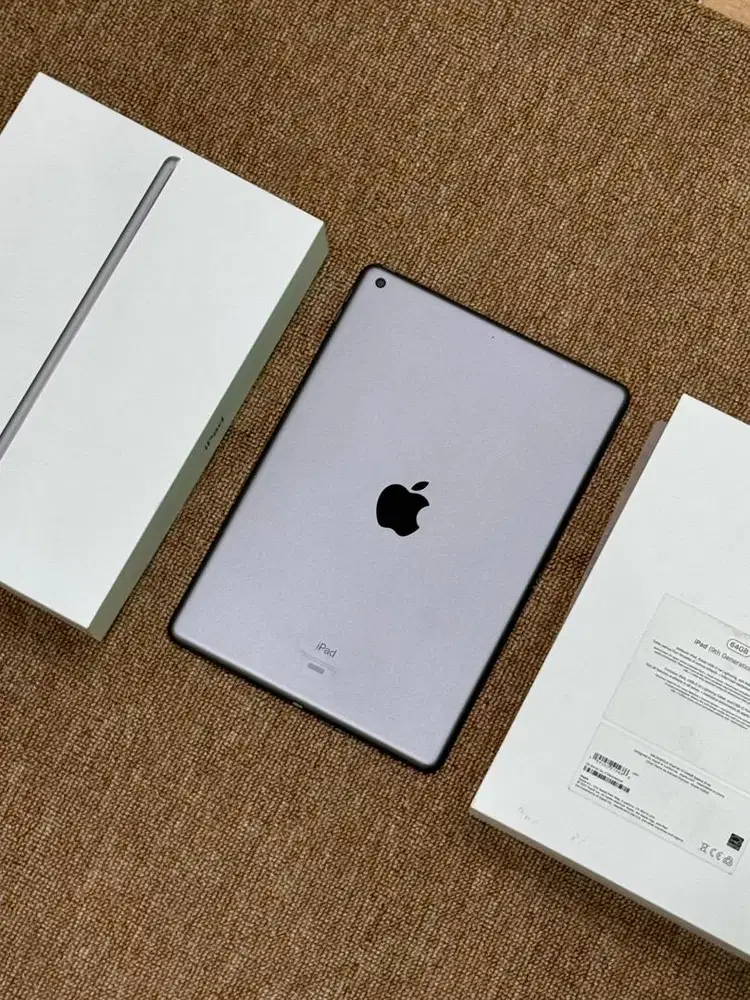 Ipad gen 9 64gb ibox fullset original garansi on agustus 2026