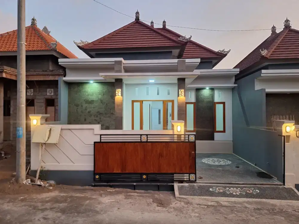 RUMAH BARU 3KAMAR TIDUR JL. MULAWARMAN ABIANBASE GIANYAR BALI