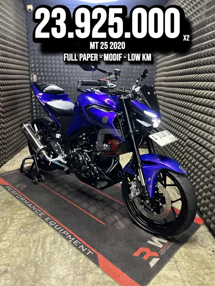 MT 25 OR MT25 2022 MODIF LOW KM PAJAK ON RAWATAN SUPERB UNIT BRO