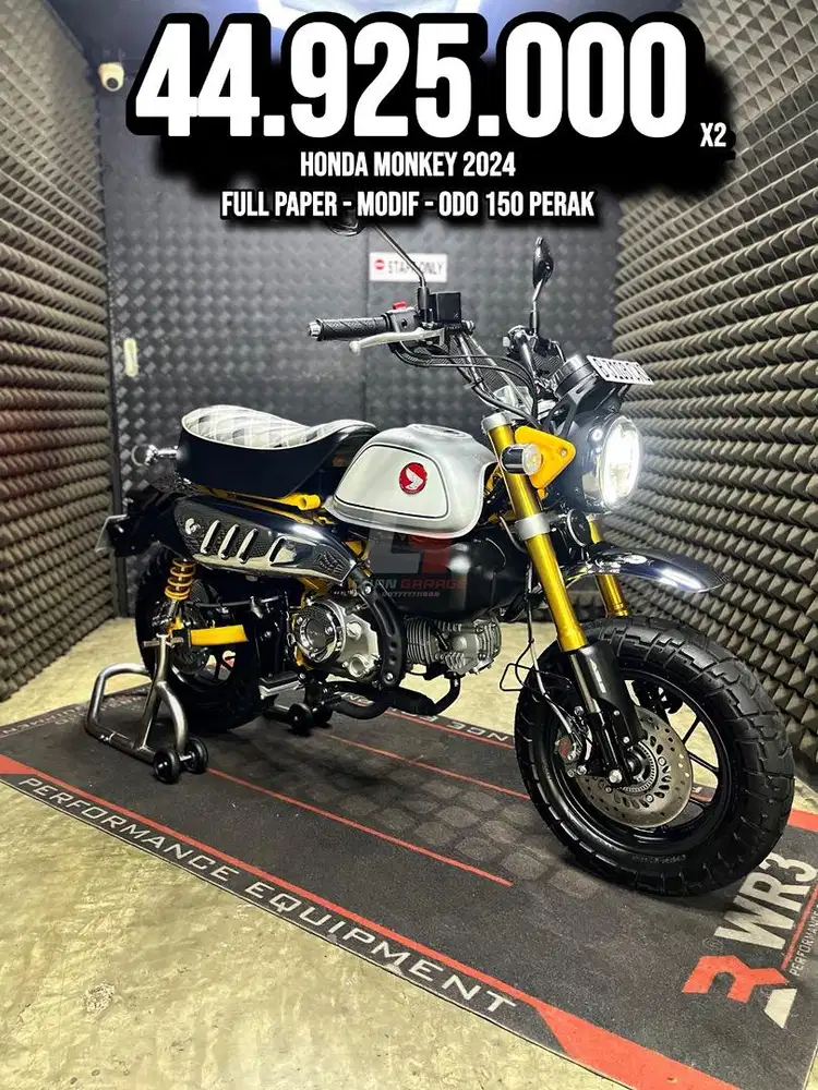 HONDA MONKEY 125 ABS 2024 KM 1XX PERAK MODIF LOW KM PAJAK ON RAWATAN