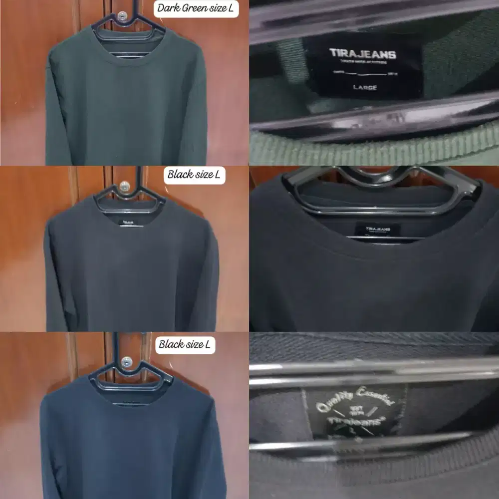 Sweater Pria Tira Jeans Size L by Executive