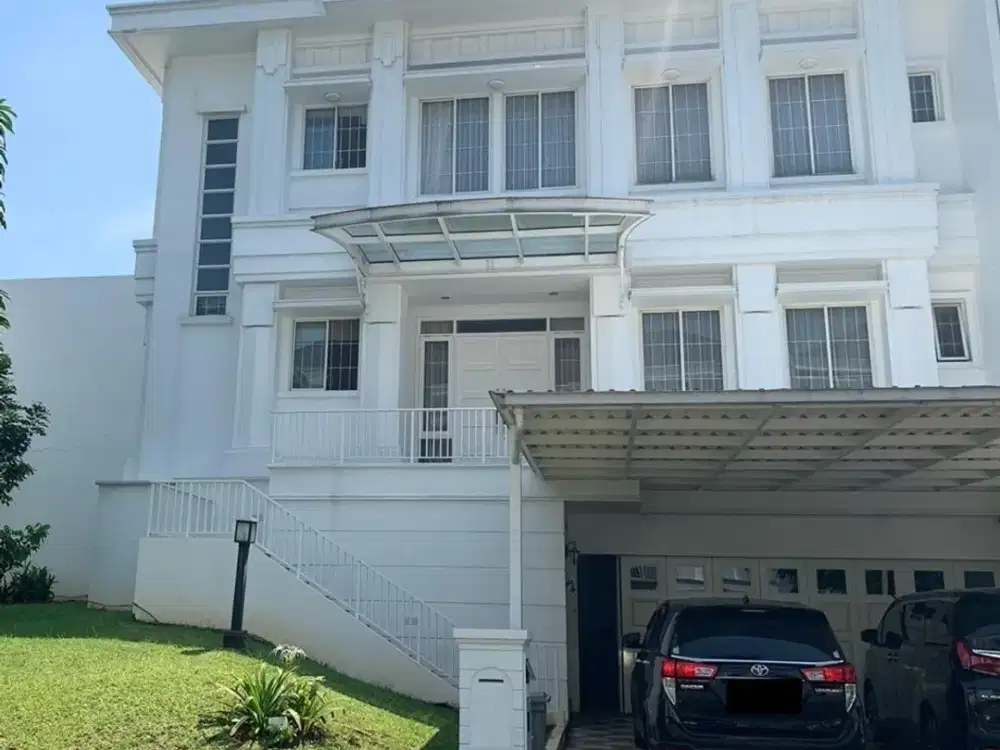 Rumah Mewah 3 Lt Siap Huni, Bersih dan Terawat, di Cluster Amethyst