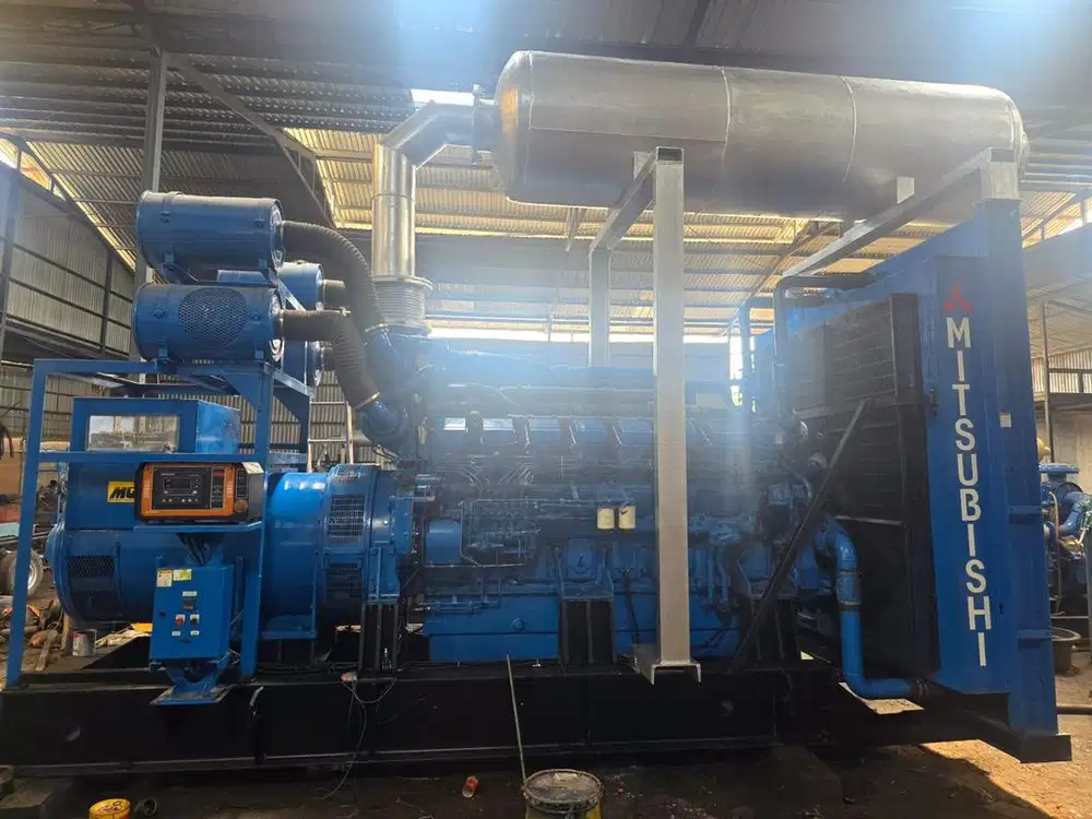 Dijual genset Mitsubishi S16R 1800 kva tahun 2012