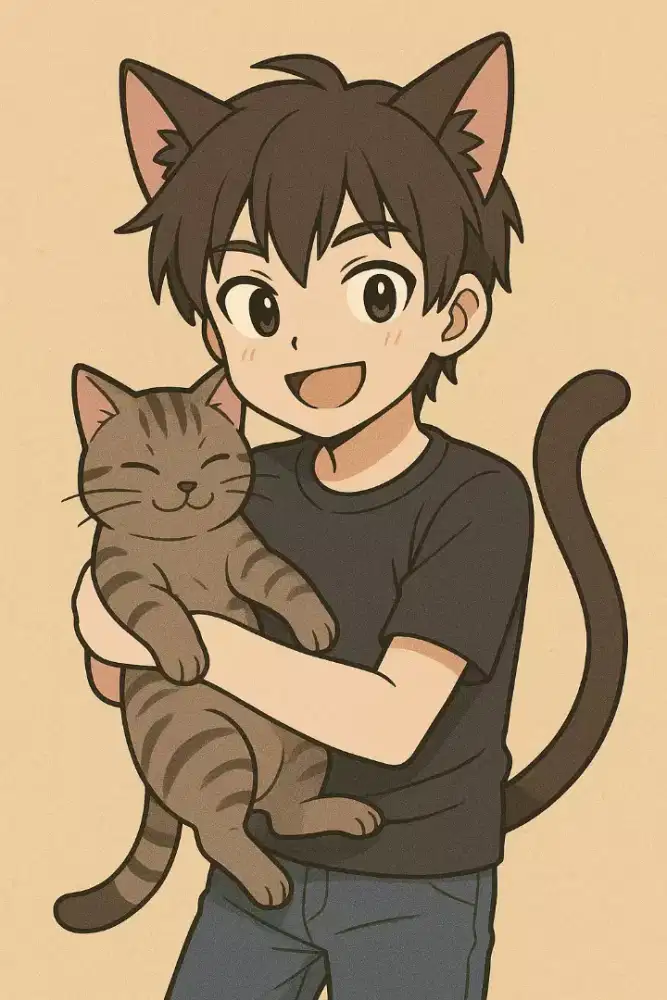 Butuh kerjaan catboy ngurus kucing