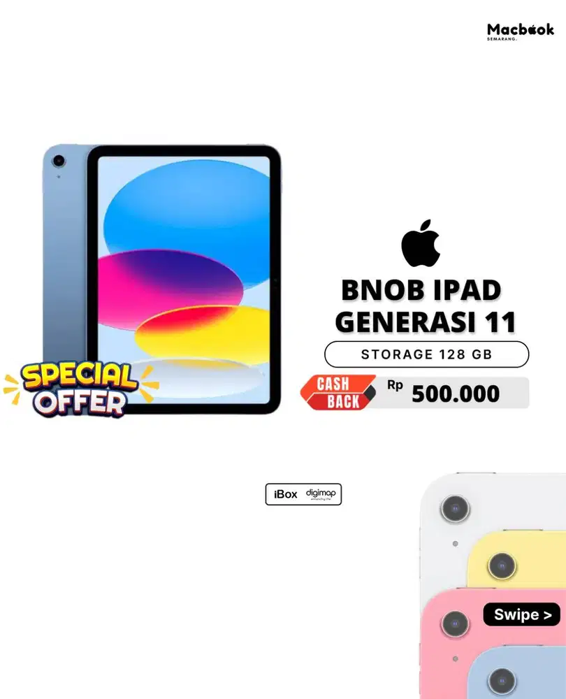 BNOB iPad A16 Storage 128Gb