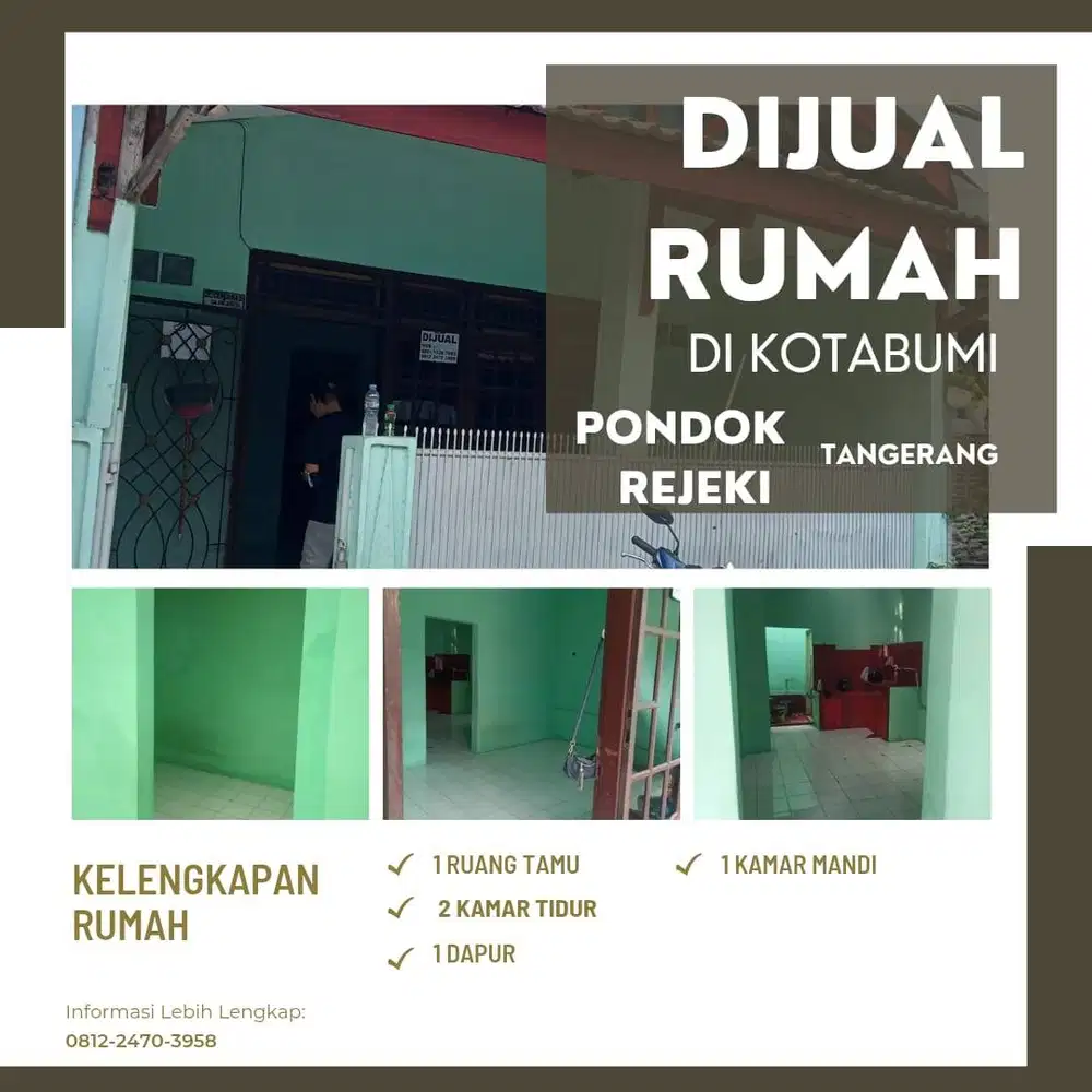Dijual Rumah Murah di Kotabumi Tangerang