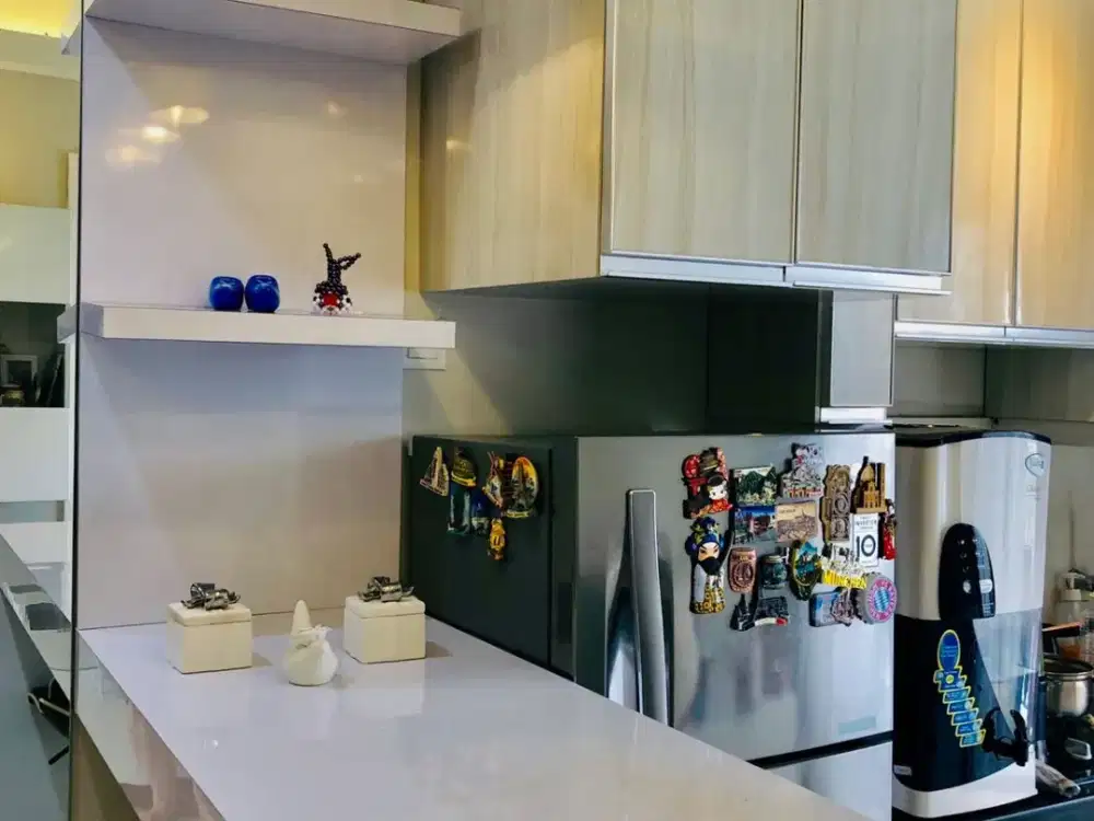 Dijual Apt Metro Park Residence 2BR Furnished Lantai Rendah