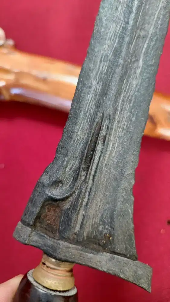 Pusaka antik otentik langka unik keris Bethok jalak jenggala