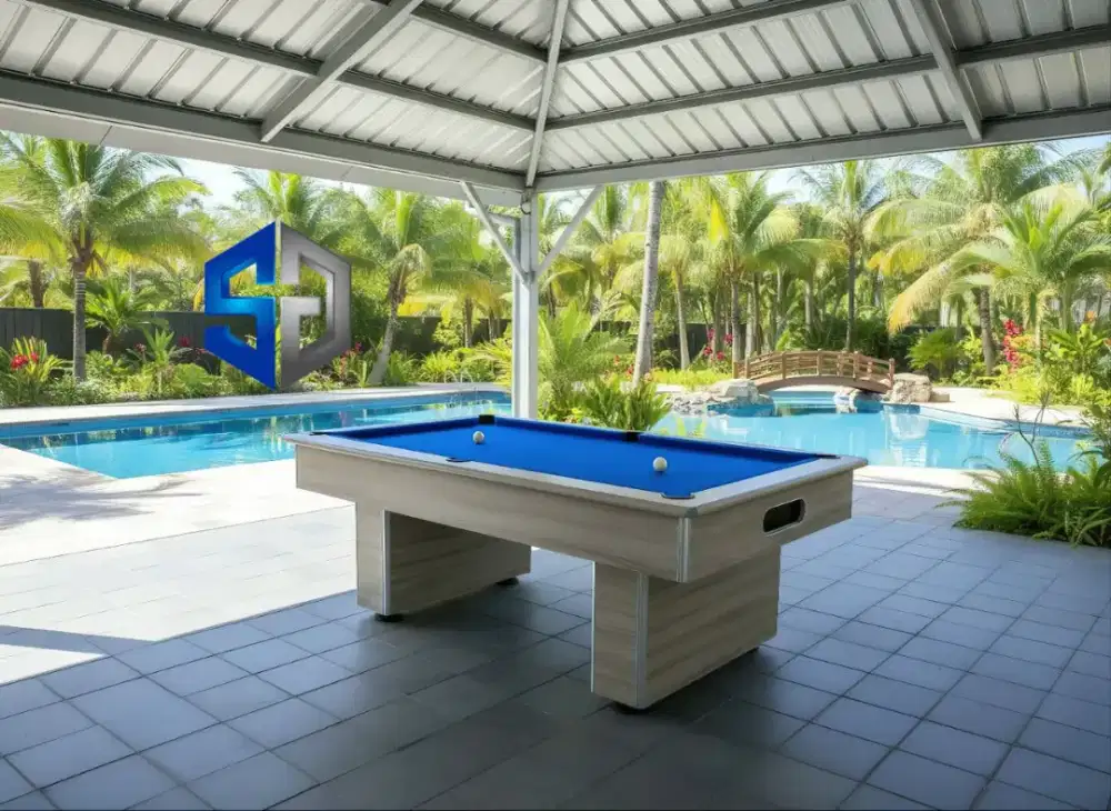 Billiard Table 7 8 dan 9feet Full set perlengkapan bermain estetik