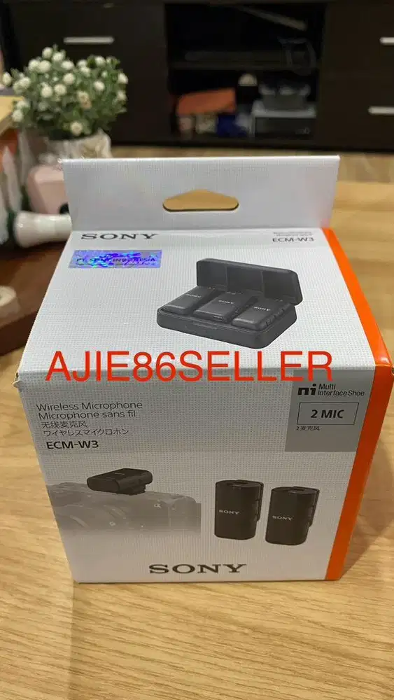 Sony Wireless Microphone Sans Fil ECM-W3 (2 person) Brand New Segel