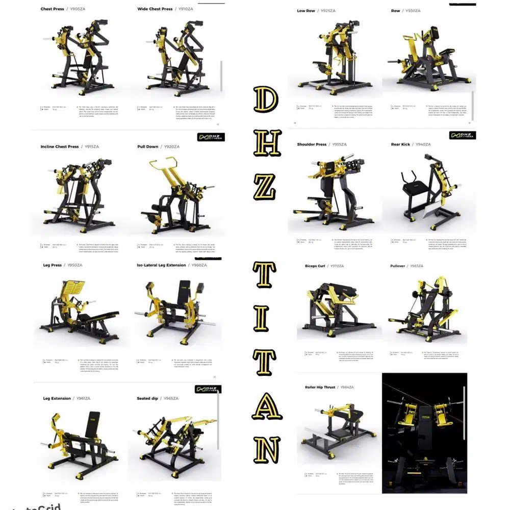 Alat alat fitness dhz titan series