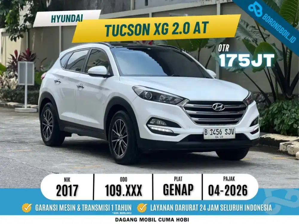 Termurah Hyundai Tucson XG Panoramic AT 2017 Putih 
‎